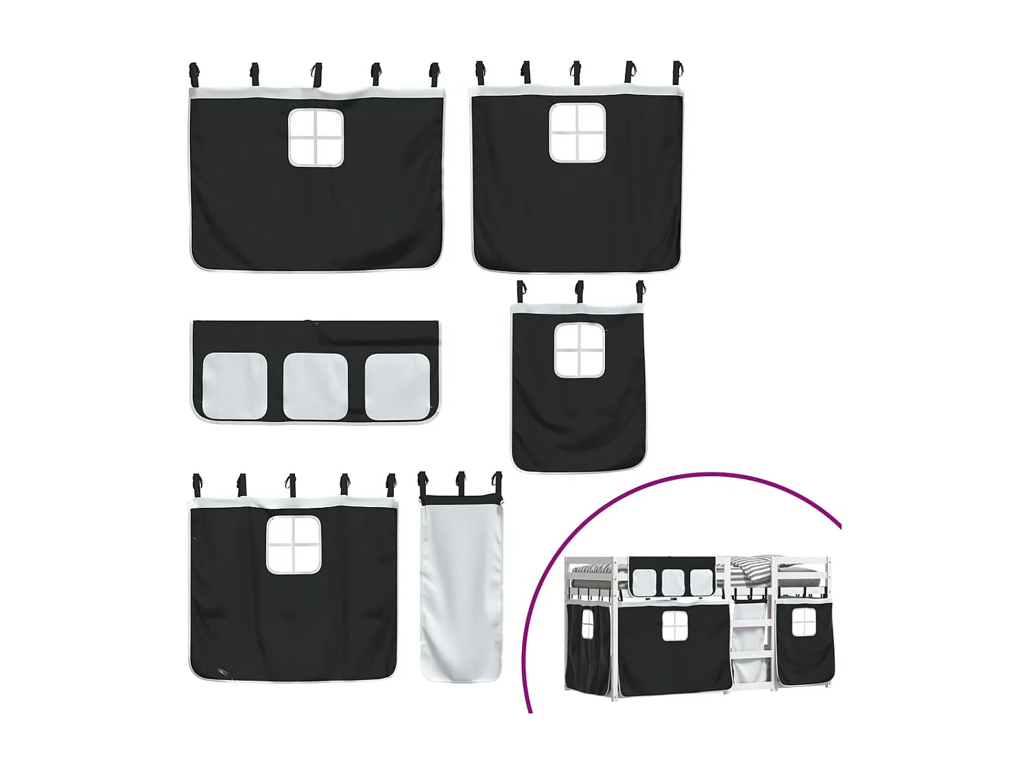 Stapelbed zonder matras 75x190 cm massief grenenhout