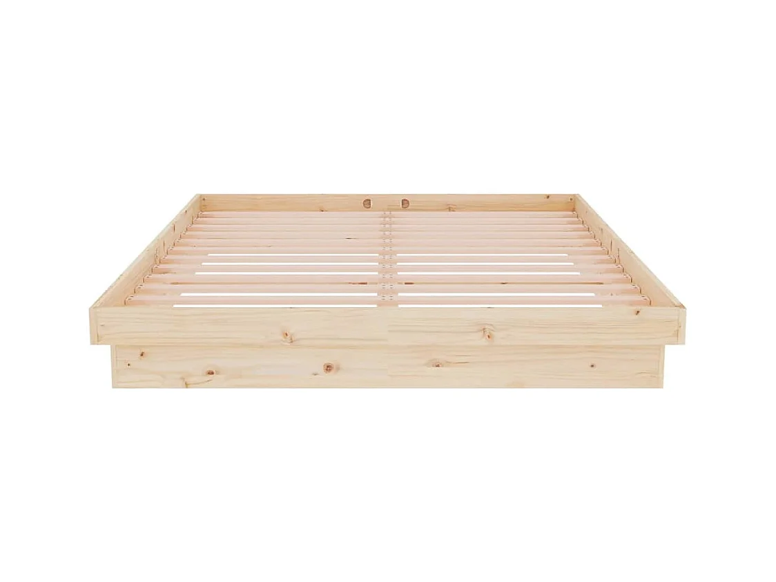 Struttura letto in legno massello 140x200 cm