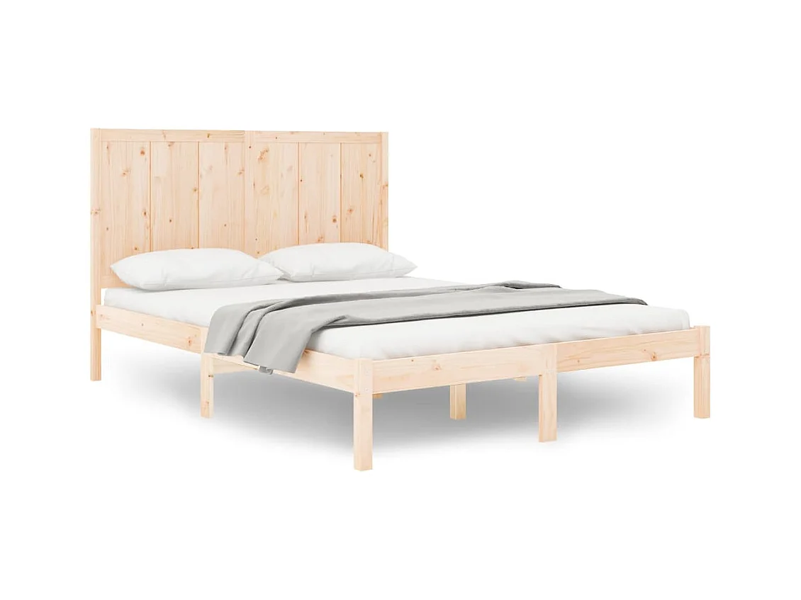 Bedframe zonder matras 120x190 cm massief grenenhout