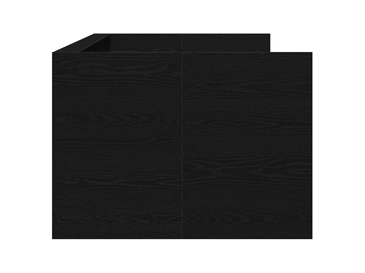 Dagbedframe met laden Zwarte eik 90 x 190 cm