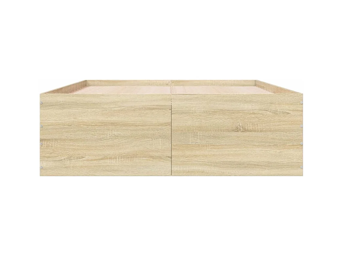 Bettgestell ohne Matratze Sonoma Eiche 120x190 cm