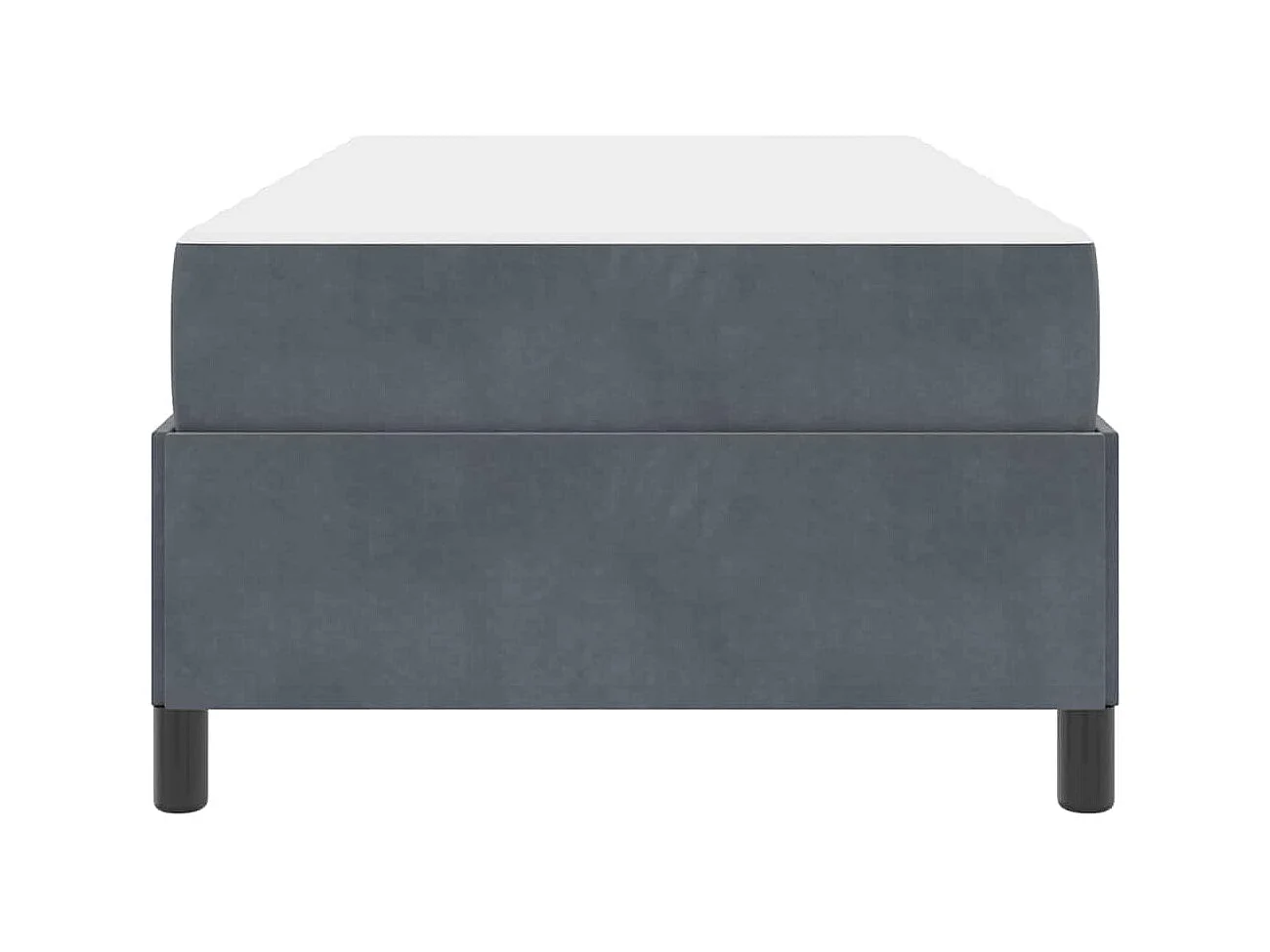 Struttura letto grigio scuro, verde scuro e bianco 90 x 190 cm