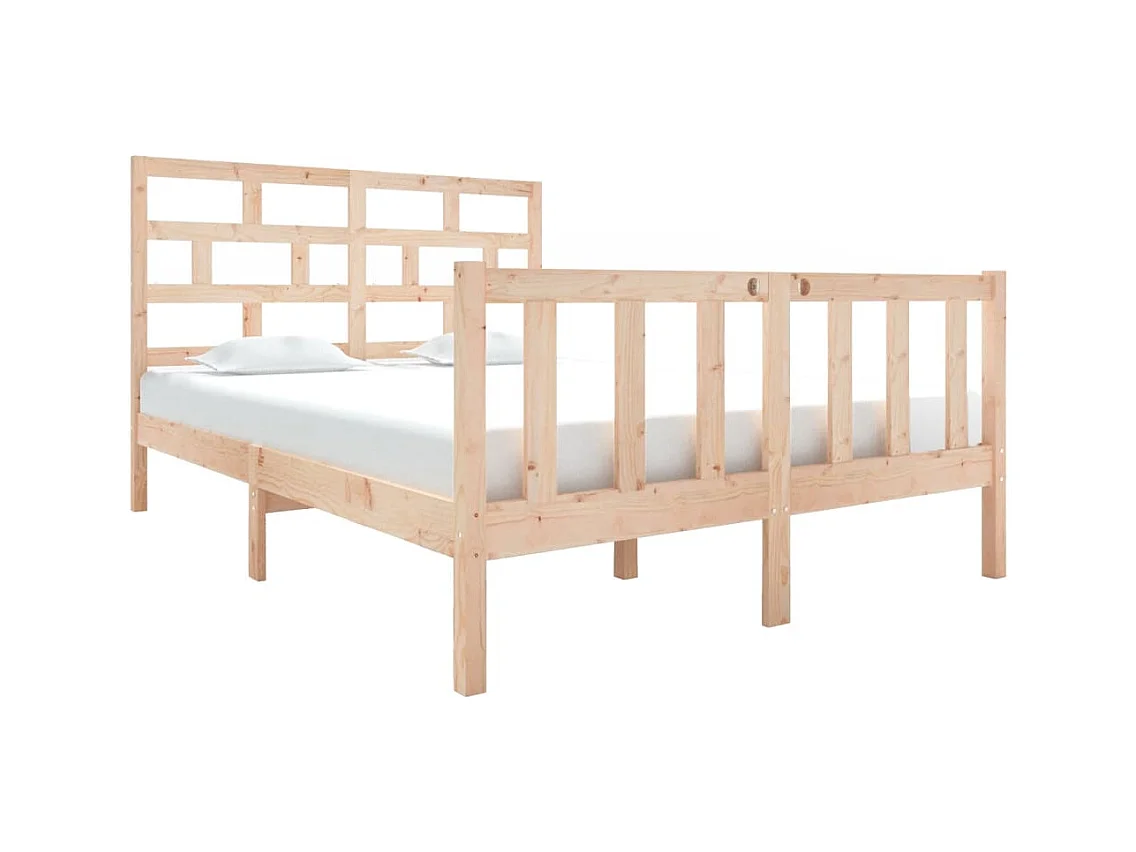 Bedframe zonder matras van massief grenenhout