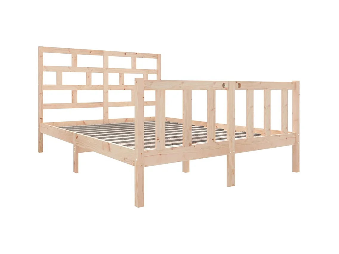 Bedframe zonder matras van massief grenenhout