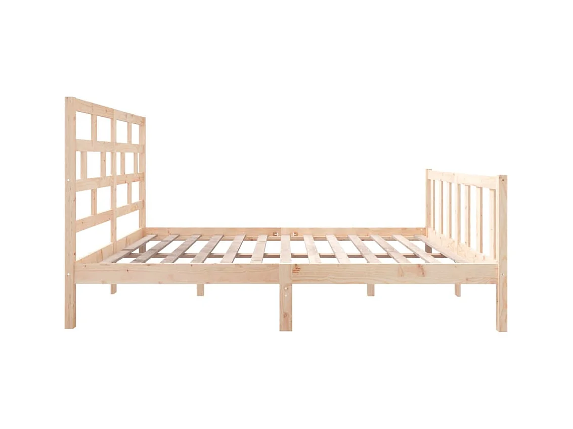 Bedframe zonder matras van massief grenenhout