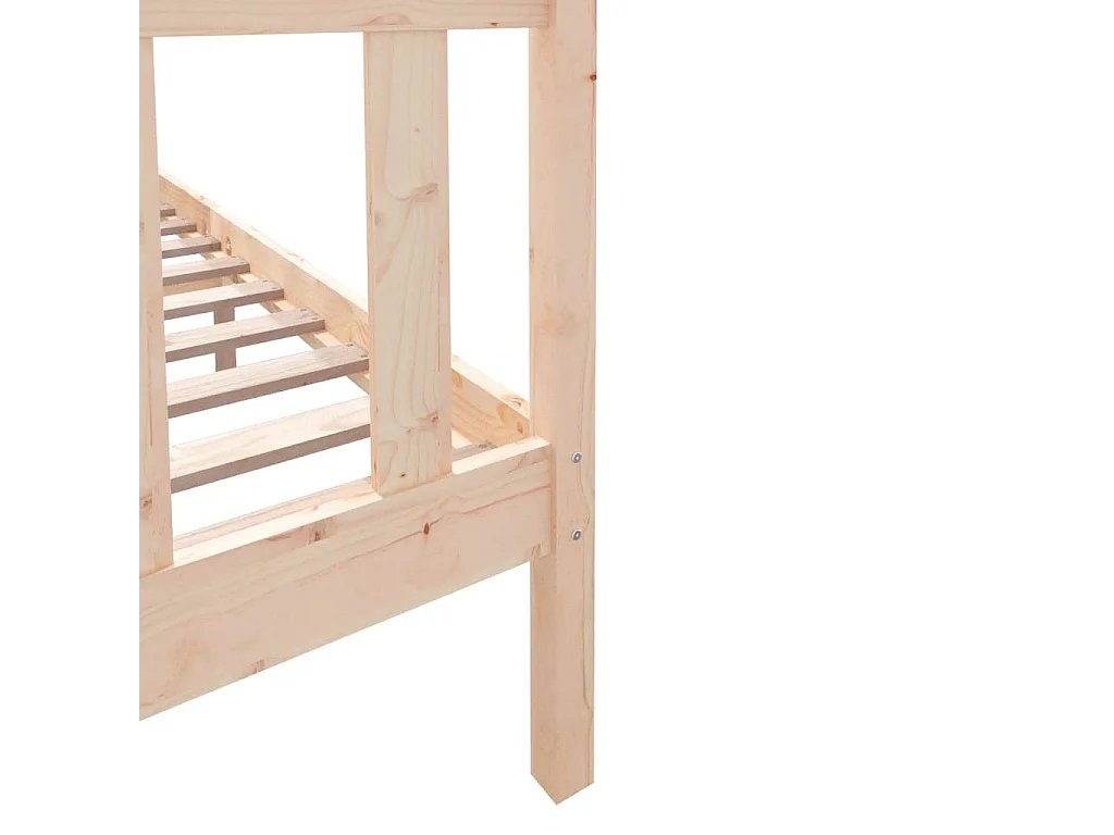Bedframe zonder matras van massief grenenhout