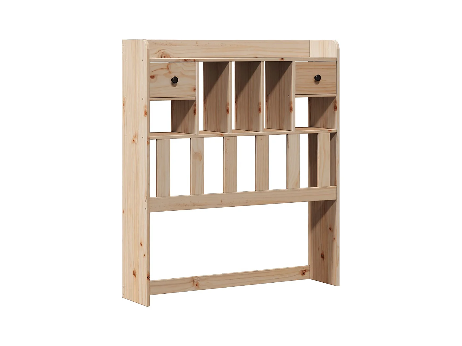 Cama biblioteca sin colchón 100x200 cm madera maciza de pino