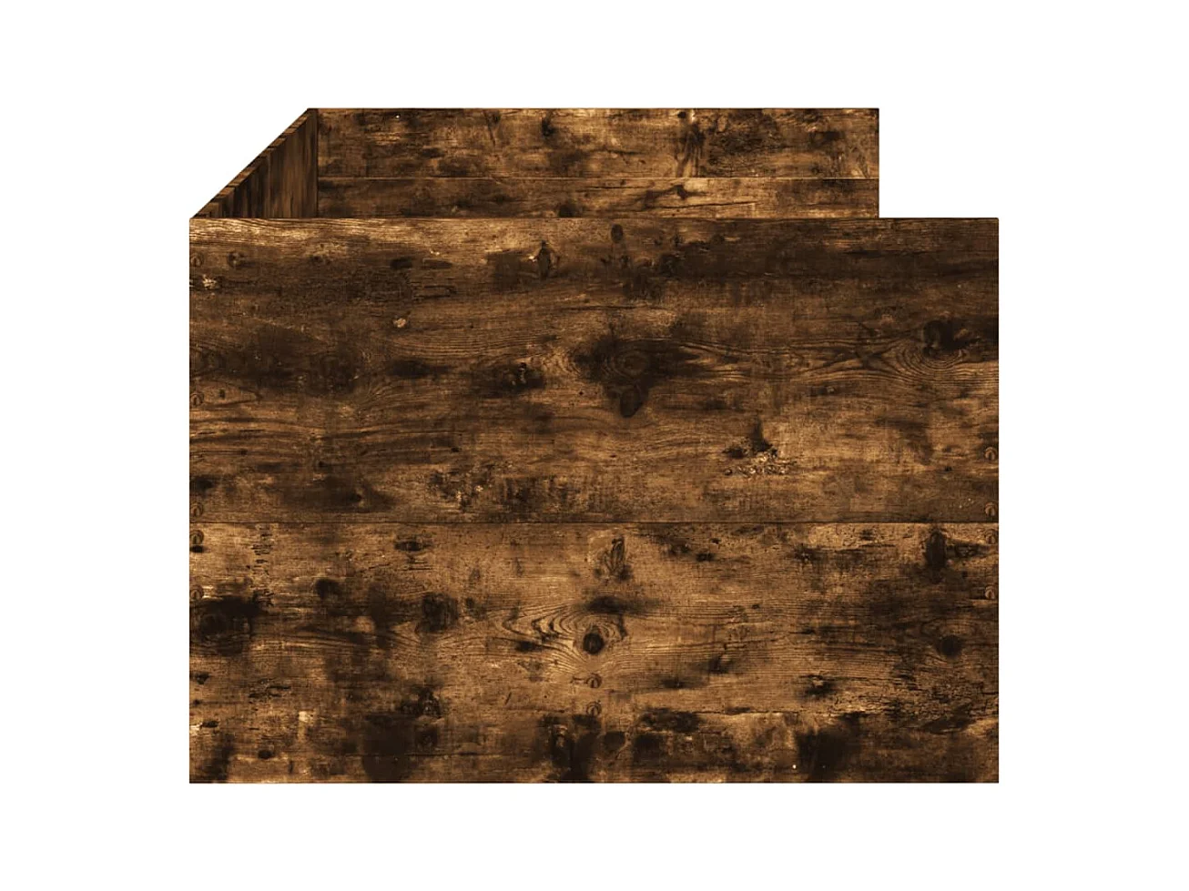 Lit de jour avec tiroirs sans matelas chêne fumé 75x190 cm