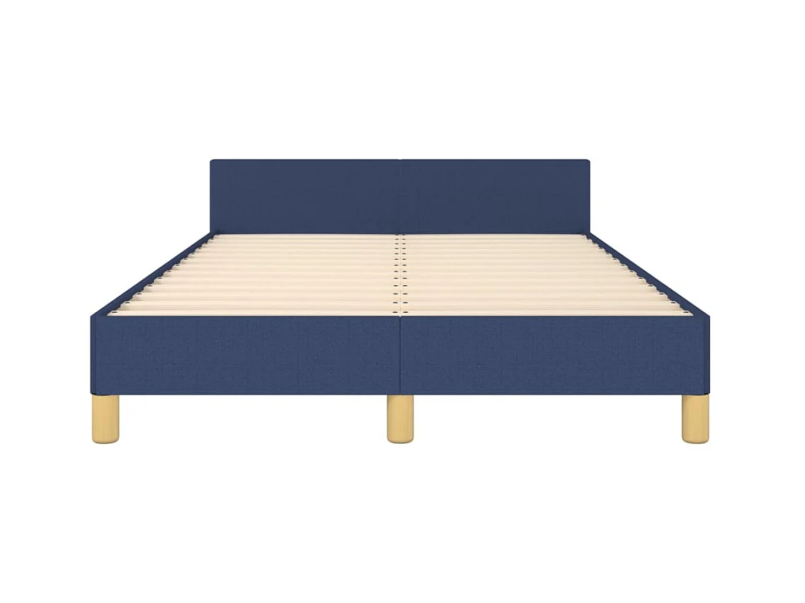 Bedframe zonder matras blauw 120x200 cm stof