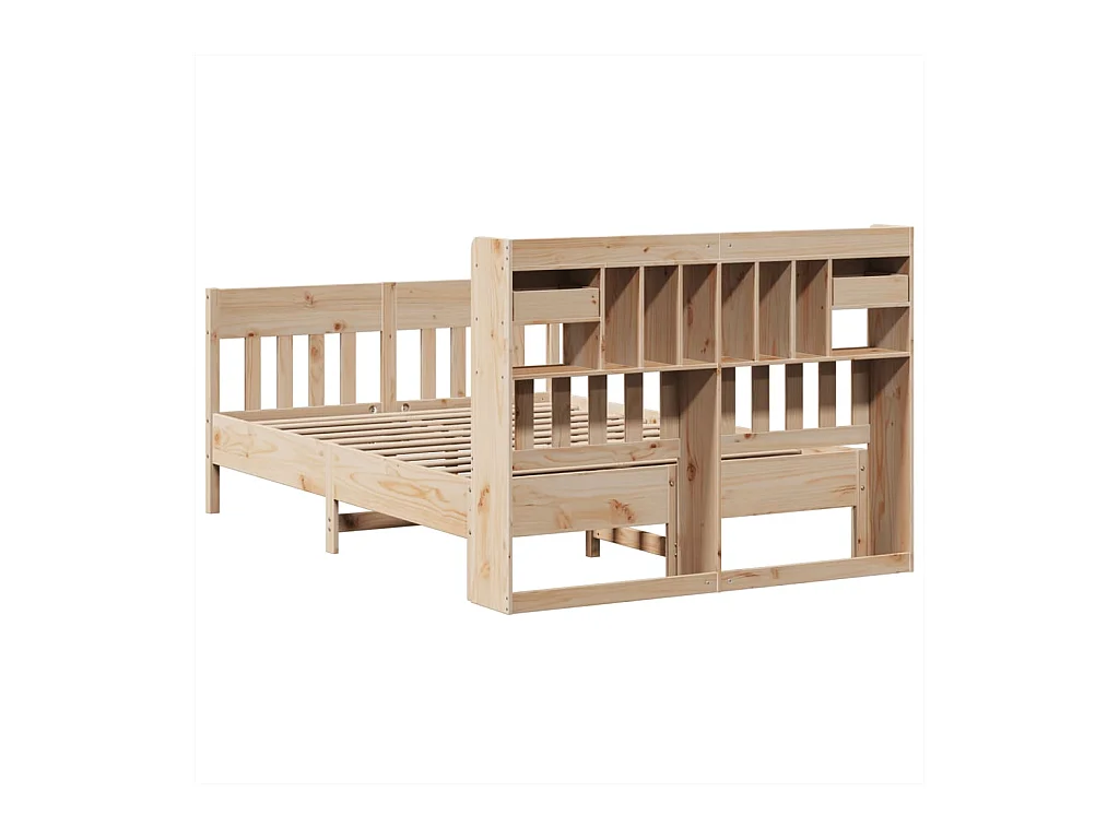 Bedframe zonder matras 140x190 cm massief grenenhout