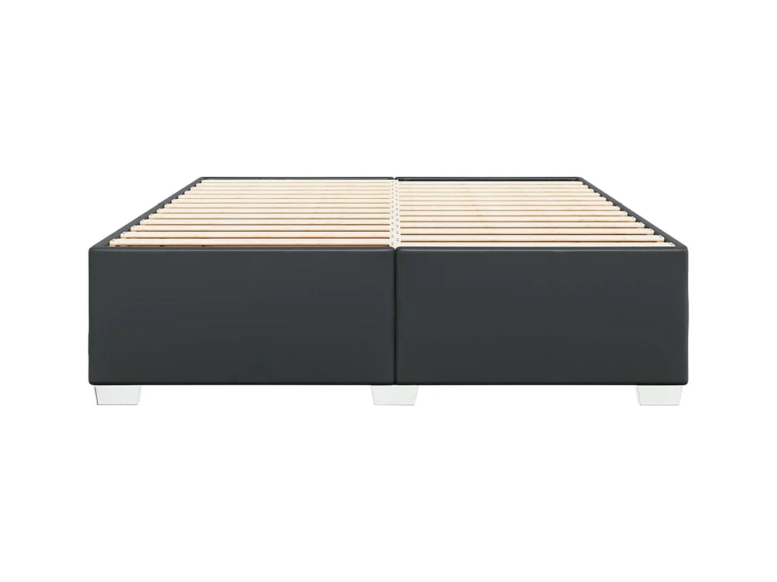 Bedframe zonder matras zwart 180x200 cm kunstleer