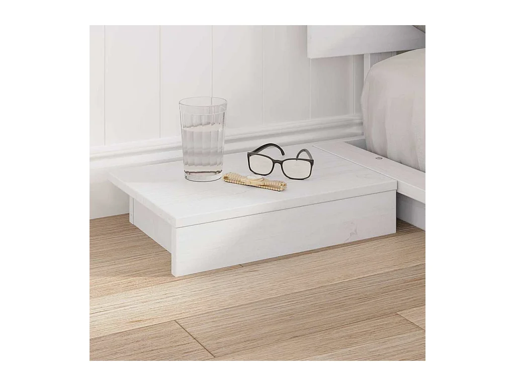 Bruin bedframe 140 x 190 cm hout