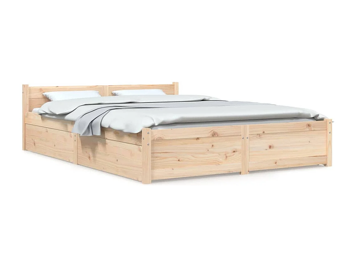 Bedframe zonder matras met lades