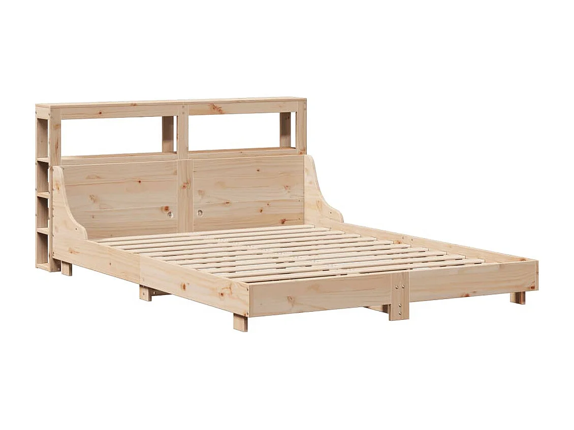 Cadre de lit sans matelas 120x190 cm bois de pin massif