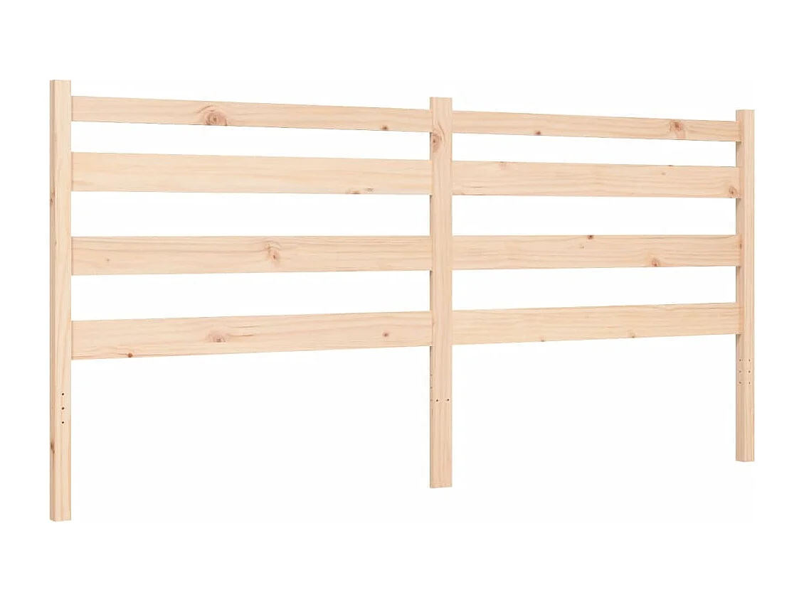 Estructura de cama sin colchón 200x200 cm madera maciza de pino