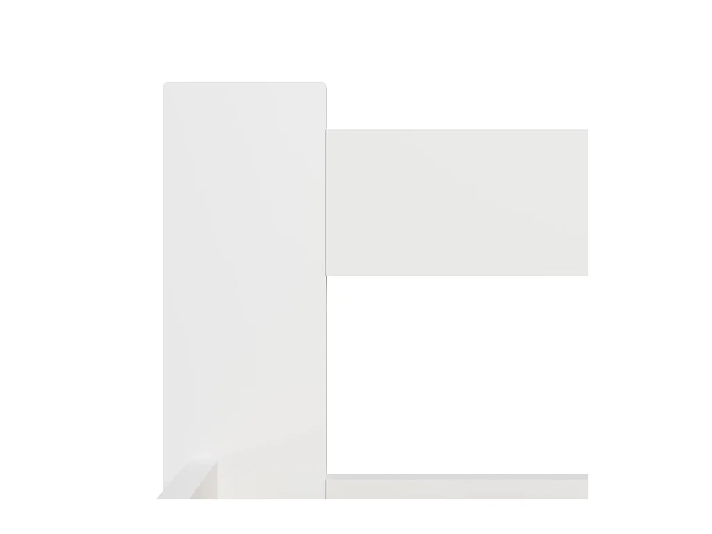 Struttura letto senza materasso in legno massello di pino bianco 160x200 cm