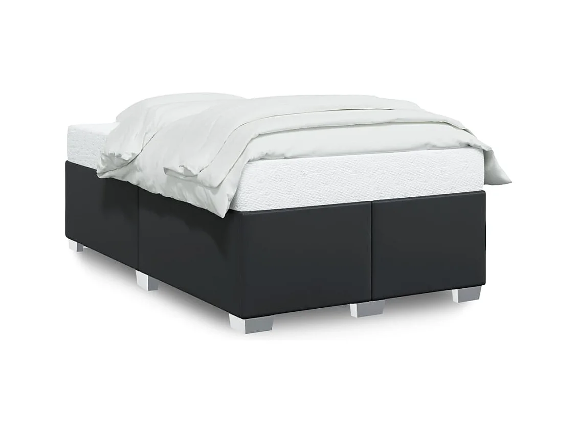 Bedframe zonder matras zwart 120x190 cm kunstleer