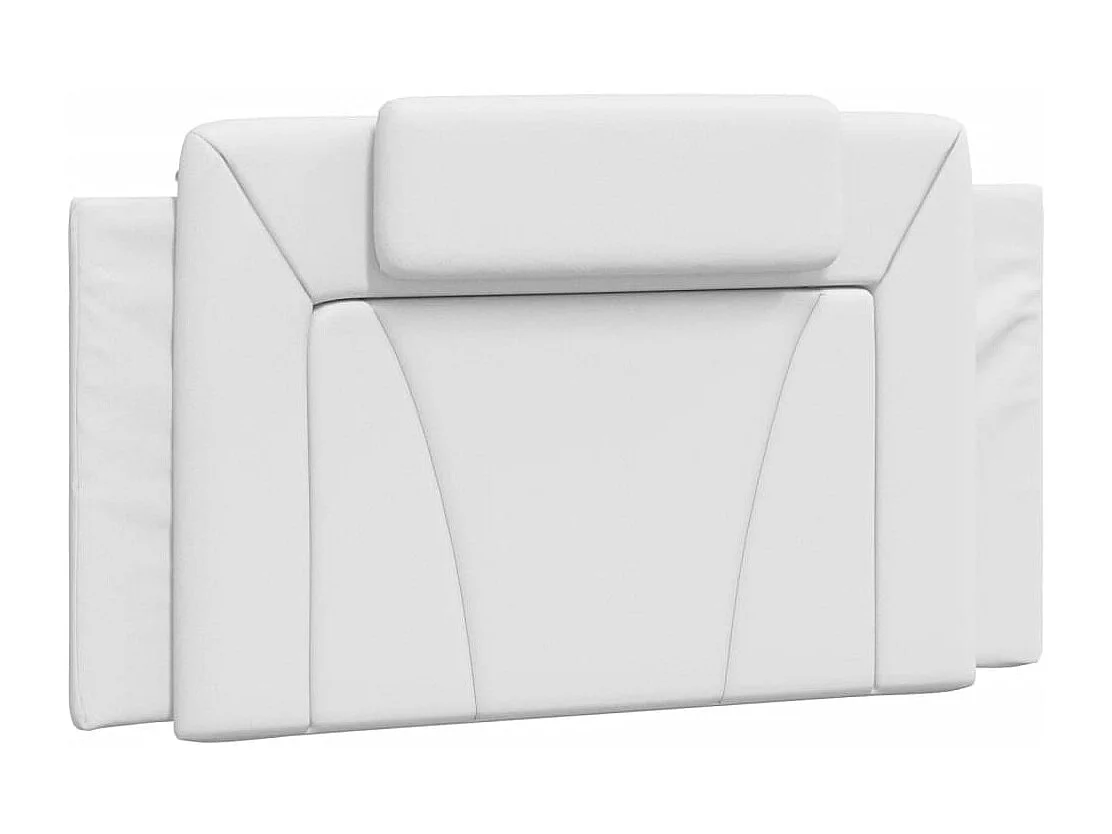 Struttura letto senza materasso bianco 100x200 cm similpelle