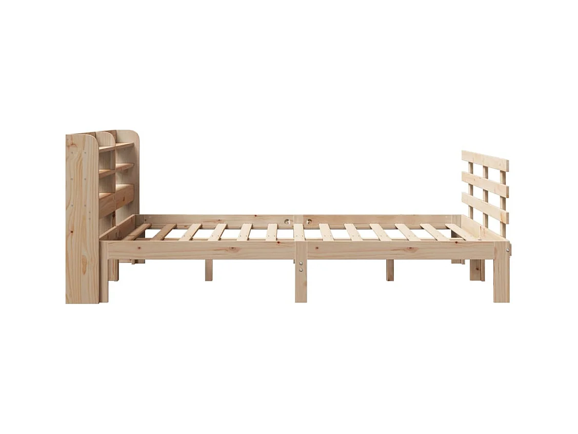 Bedframe met hoofdbord zonder matras 140x200 cm