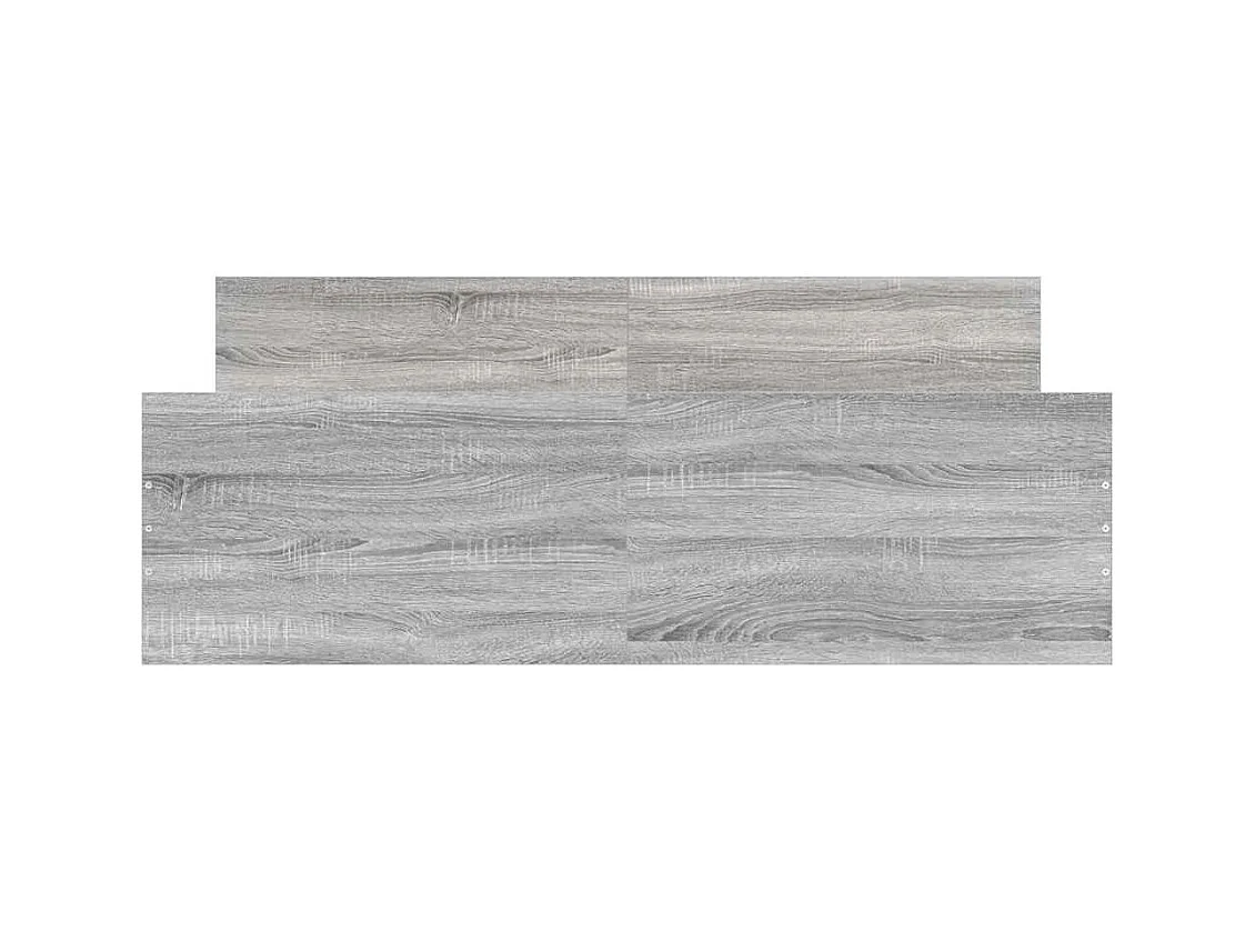 Bedframe zonder matras Sonoma grijs 150x200 cm