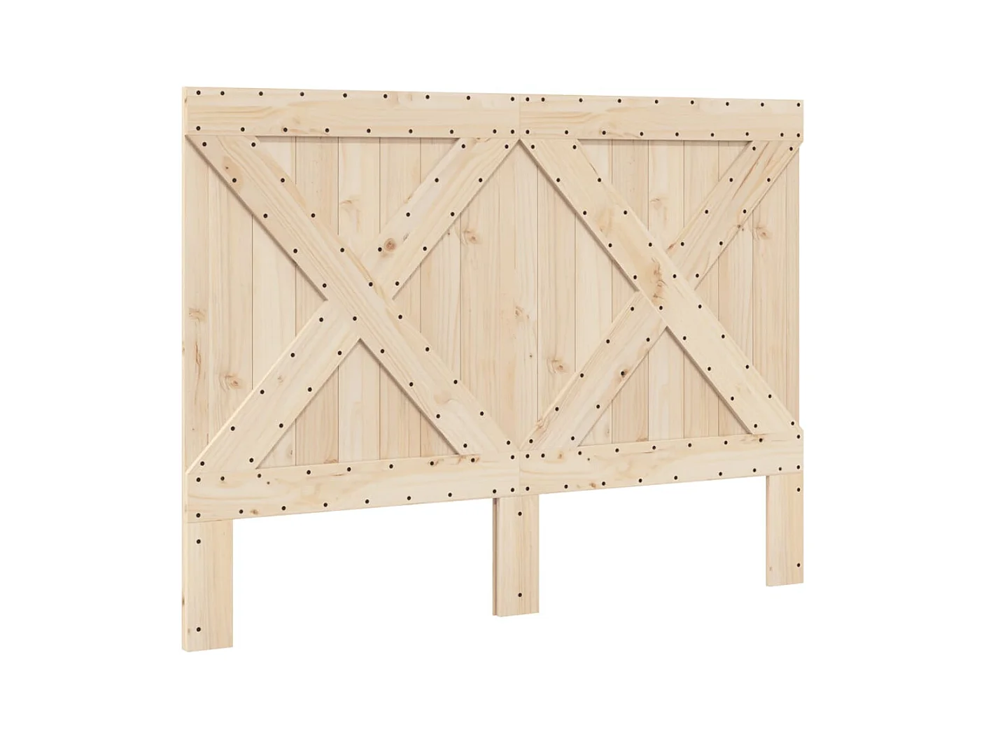 Estructura de cama sin colchón gris 140x200 cm madera maciza de pino