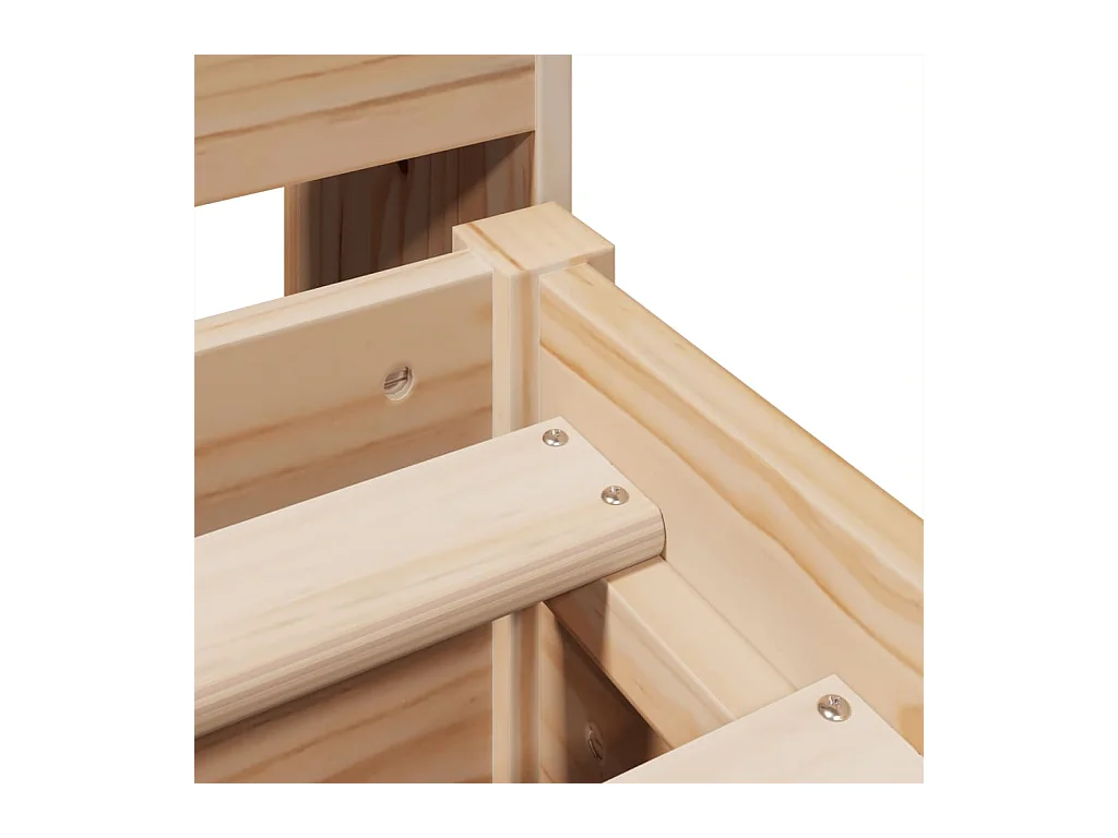 Bedframe zonder matras 160x200 cm massief grenenhout