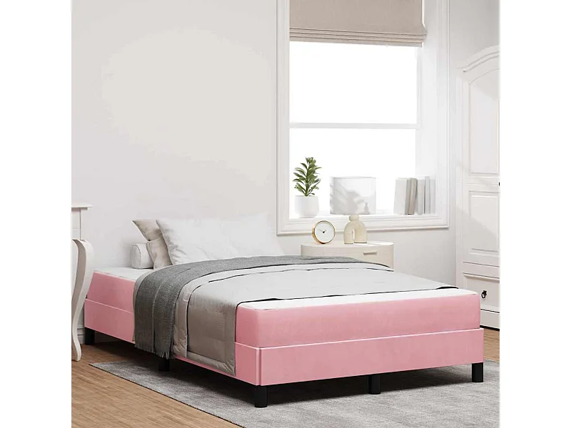 Letto a molle con materasso Rose 120 x 200 cm Velvet