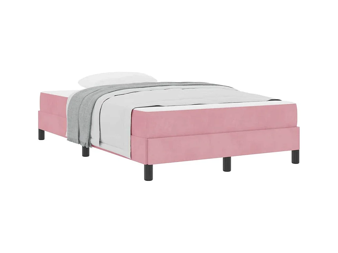 Letto a molle con materasso Rose 120 x 200 cm Velvet