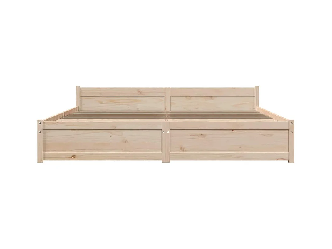 Struttura letto in legno massello senza materasso 180x200 cm