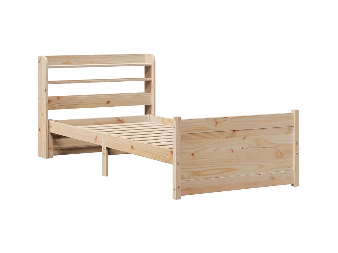 Bedframe met hoofdbord zonder matras 90x200 cm