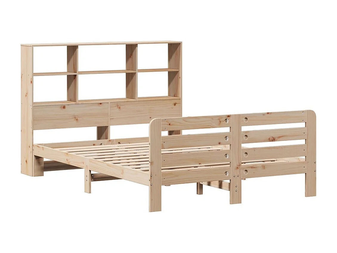 Cadre de lit sans matelas 150x200 cm bois de pin massif