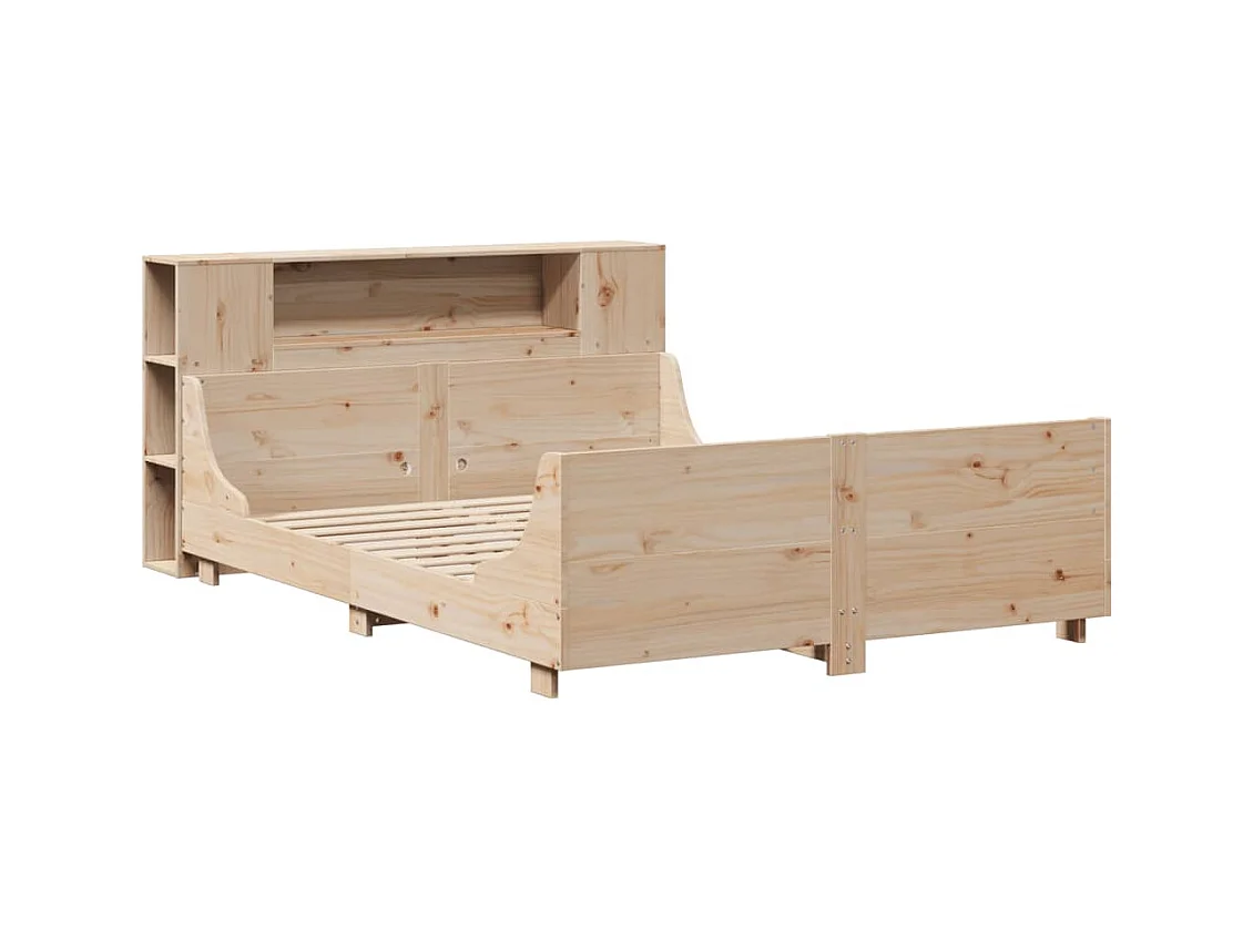 Bettgestell ohne Matratze 150x200 cm Kiefer Massivholz