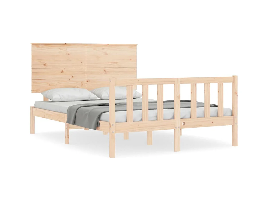 Bedframe zonder matras 140x200 cm massief grenenhout