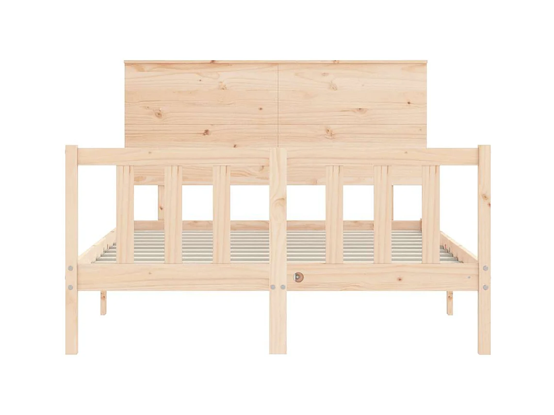 Bedframe zonder matras 140x200 cm massief grenenhout