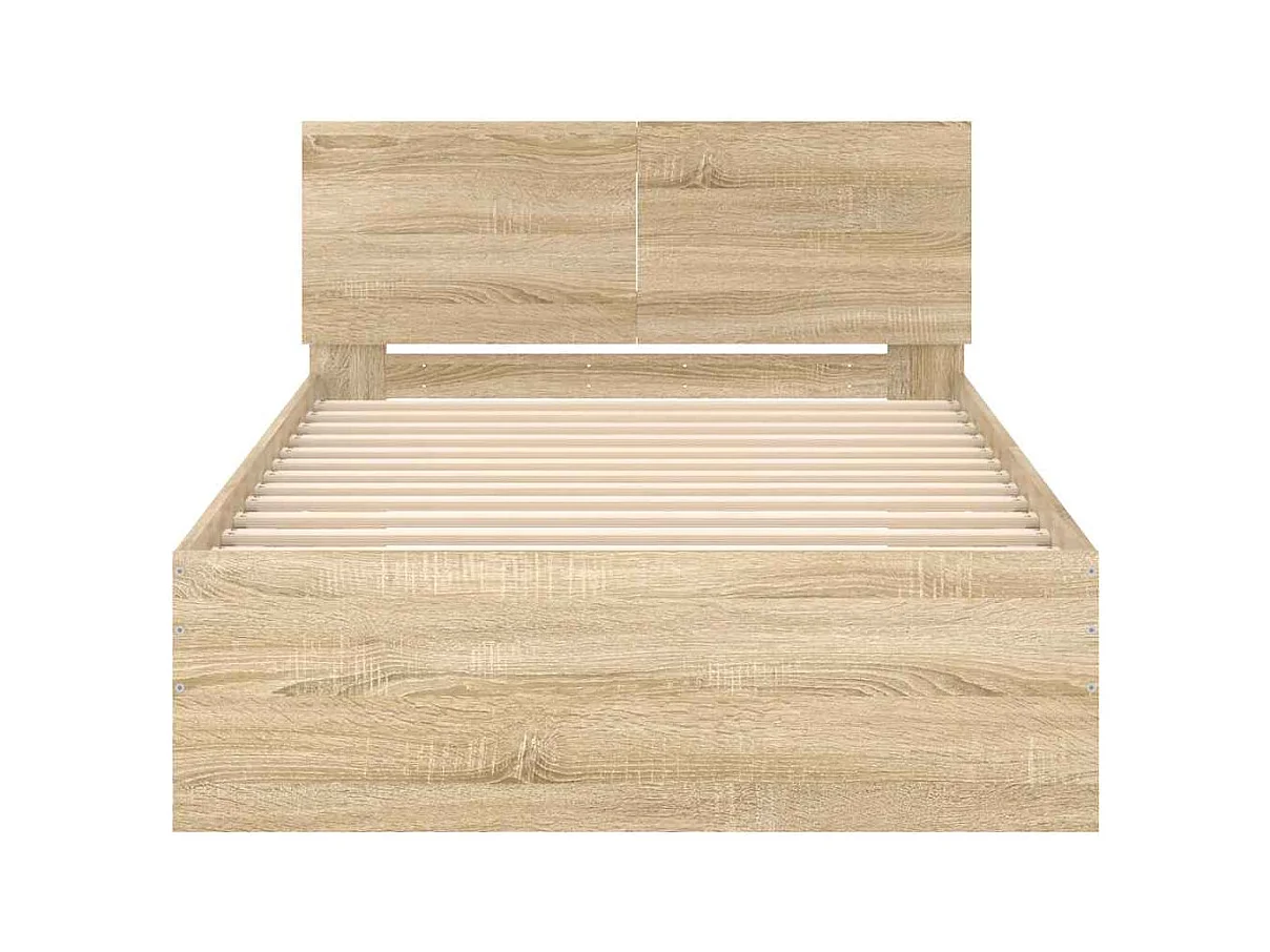 Struttura letto senza materasso con testiera 100x200 cm