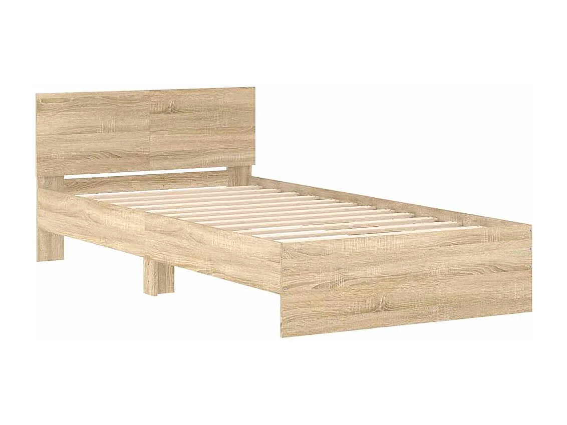 Struttura letto senza materasso con testiera 100x200 cm