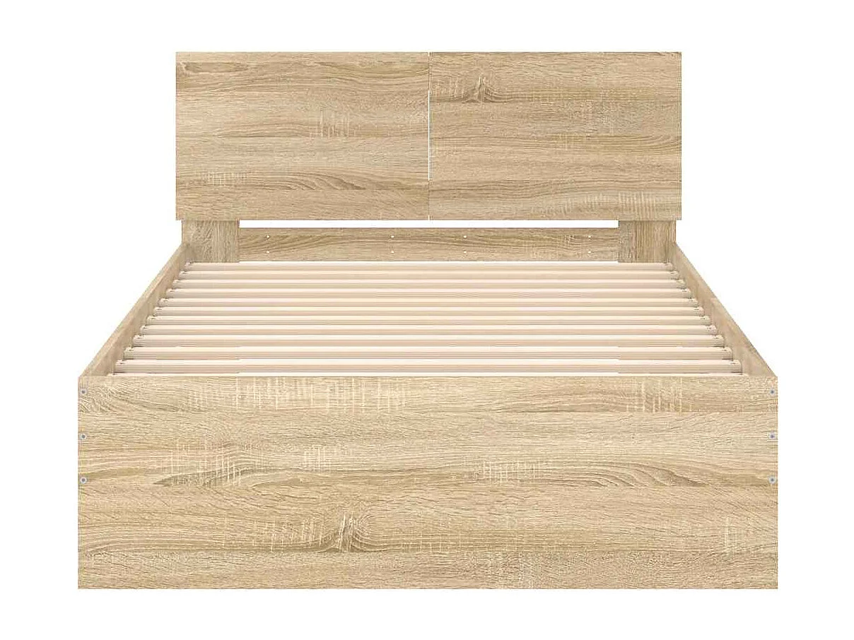 Struttura letto senza materasso con testiera 100x200 cm