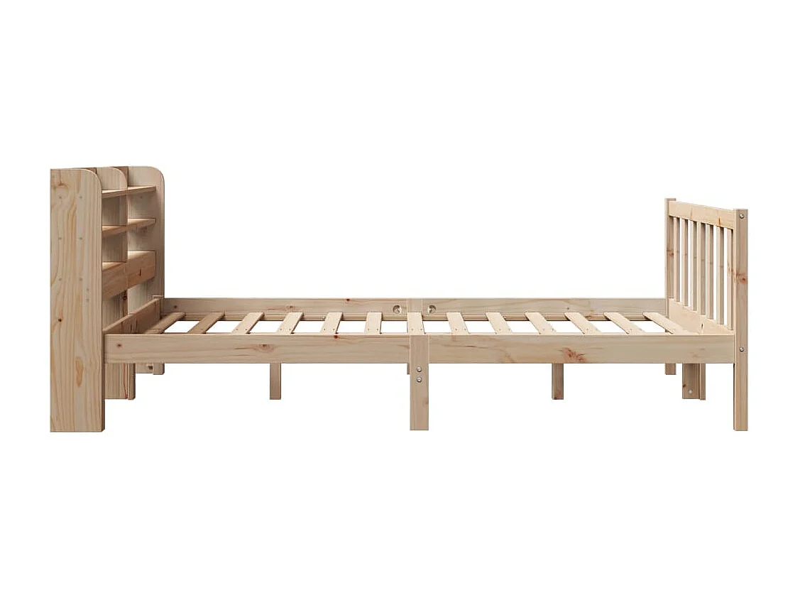 Struttura letto senza materasso 120x190 cm in legno massello di pino