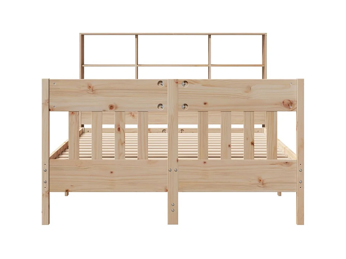 Bettgestell ohne Matratze 160x200 cm Kiefer Massivholz