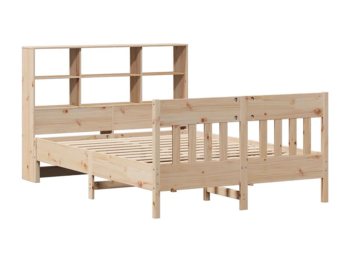 Cadre de lit sans matelas 160x200 cm bois massif de pin