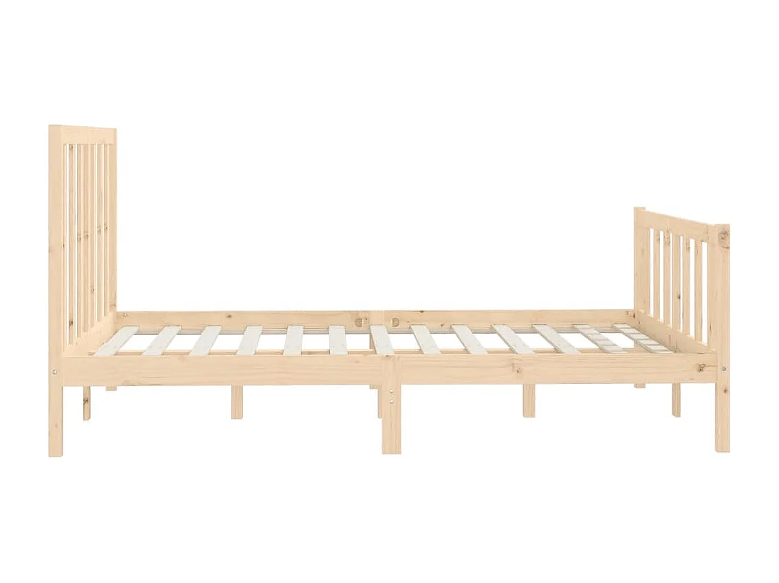 Cadre de lit sans matelas 120x200 cm bois massif