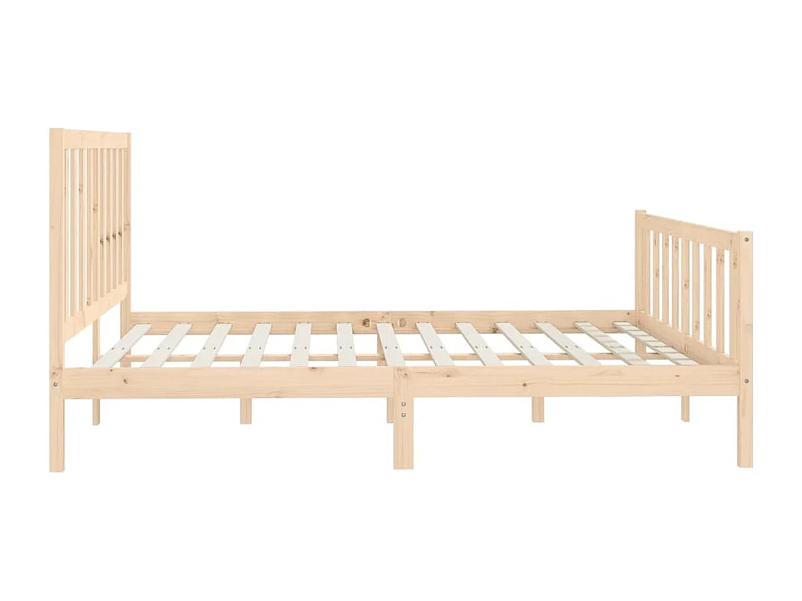 Bettgestell ohne Matratze 200x200 cm Massivholz