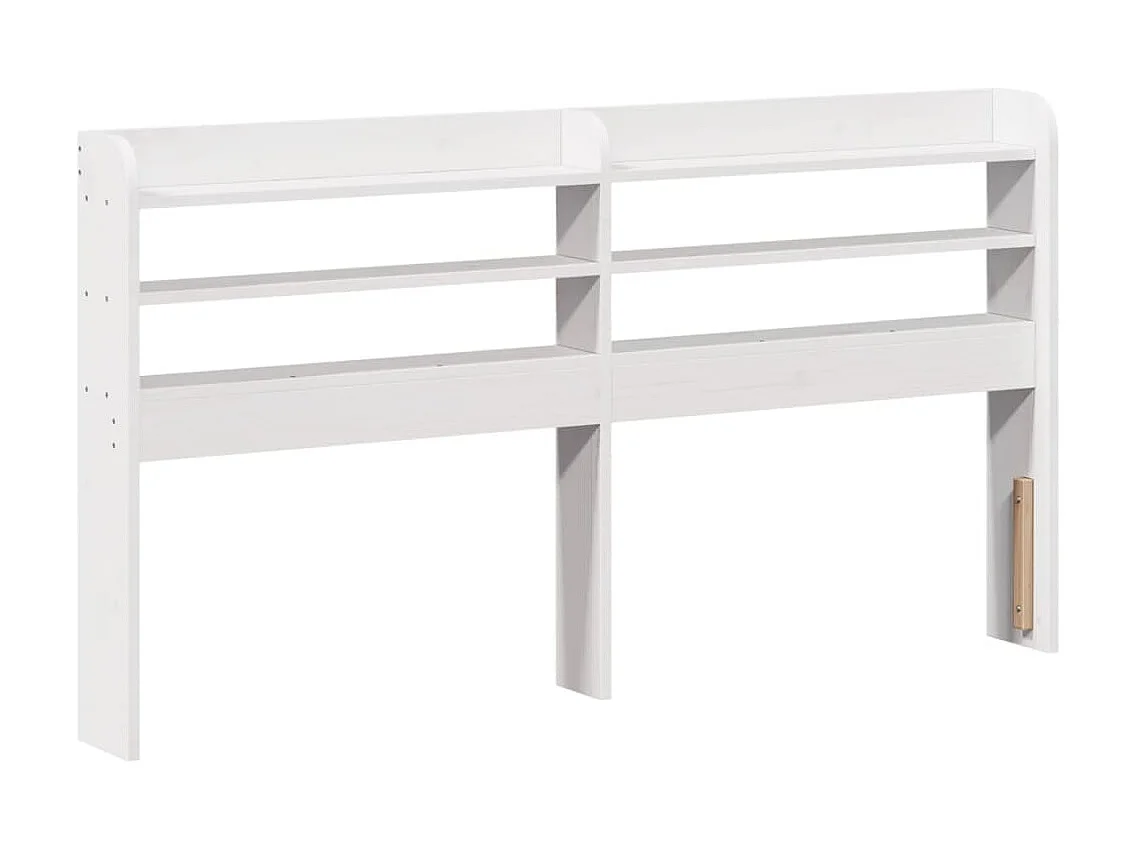 Struttura letto con testiera senza materasso bianco 120x200 cm