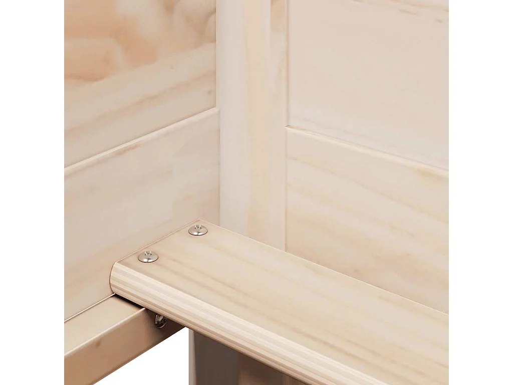 Divano letto con tetto senza materasso 80x200 cm in legno massello