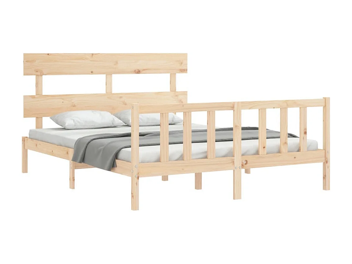 Bedframe zonder matras 160x200 cm massief grenenhout