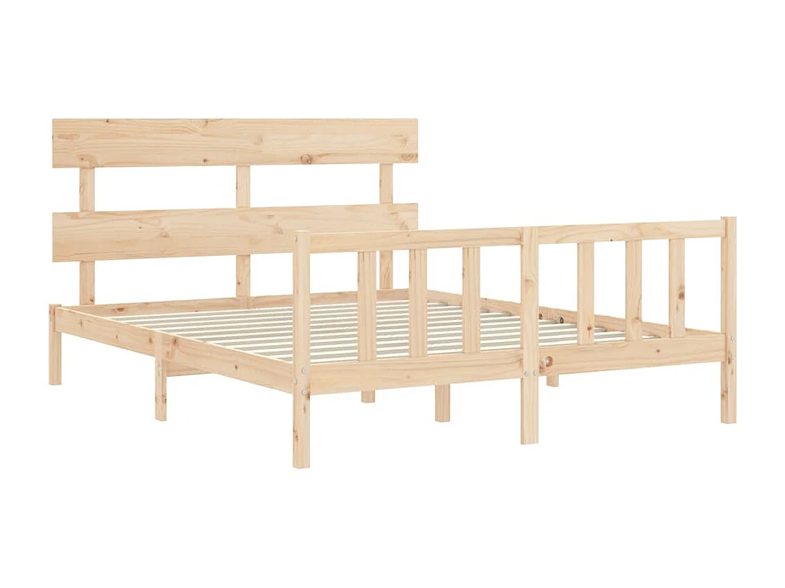 Bedframe zonder matras 160x200 cm massief grenenhout