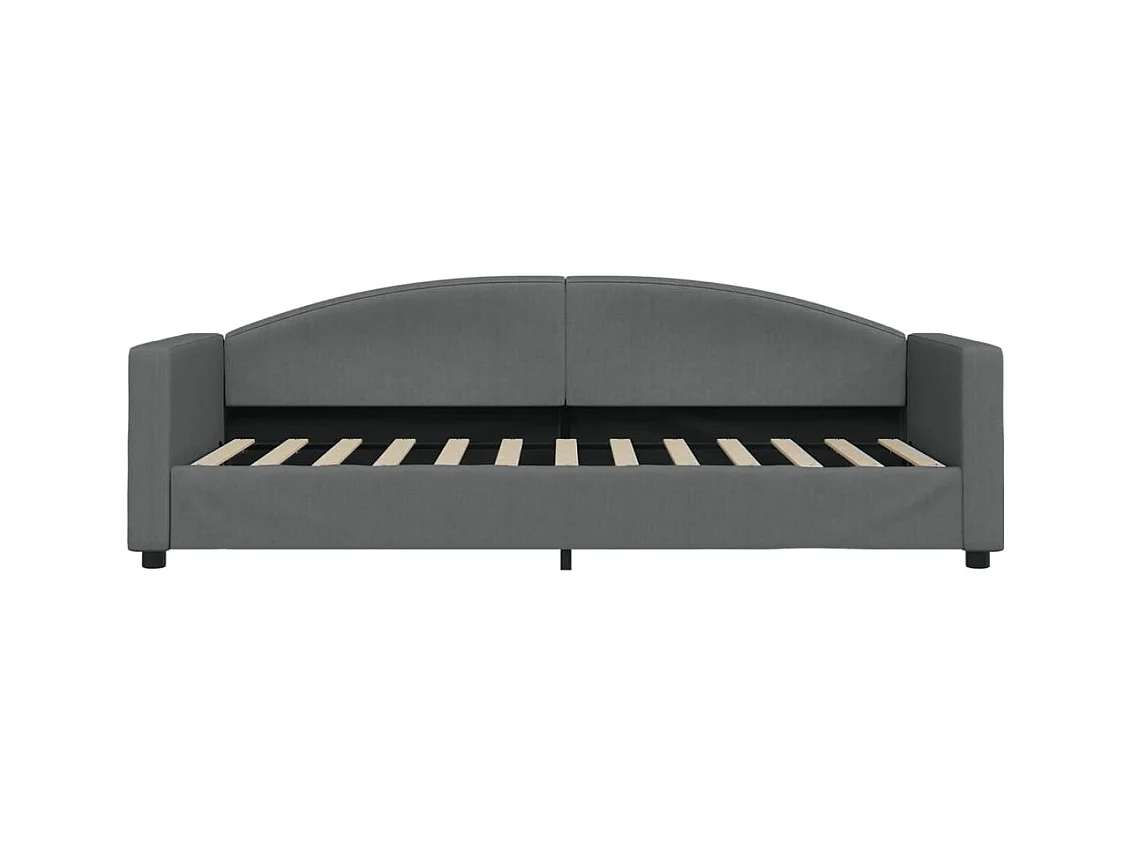 Divano letto con rotelle e cassetti senza materasso 80x200 cm