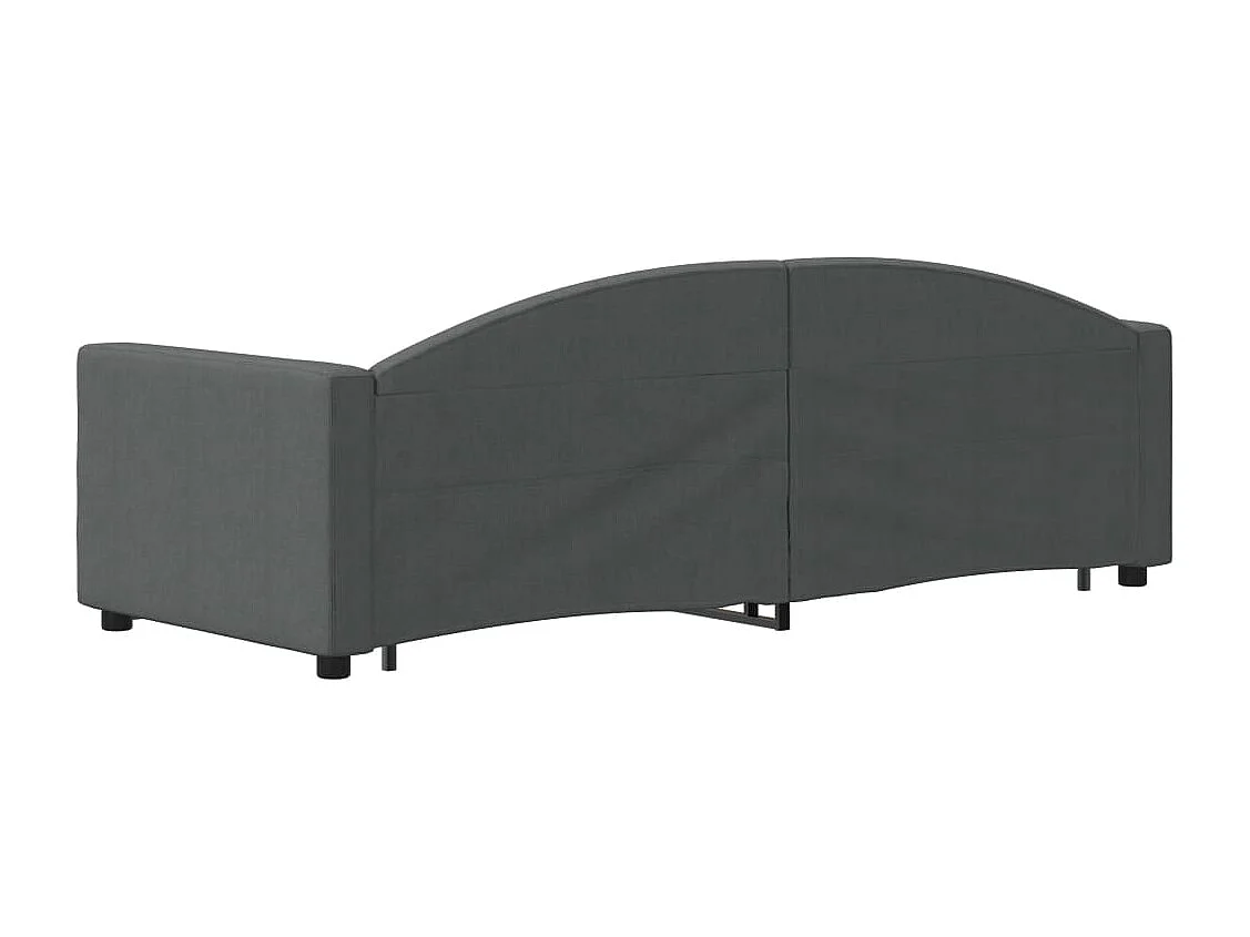 Lit de jour avec gigogne et tiroirs sans matelas 80x200 cm