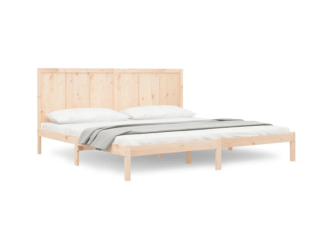 Bedframe zonder matras 200x200 cm massief grenenhout
