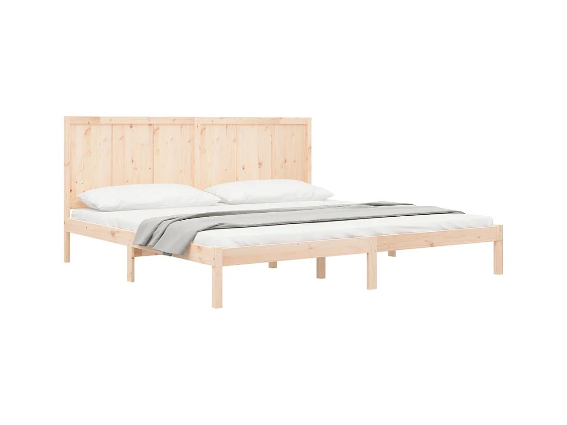 Bedframe zonder matras 200x200 cm massief grenenhout